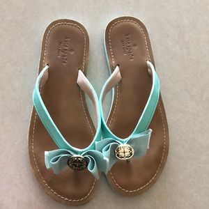 Kate Spade Mint Flip Flops